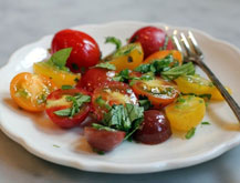 Receta de ensalada de tomate asiática