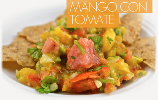 Receta de mango con tomate con el sabor más gourmet 