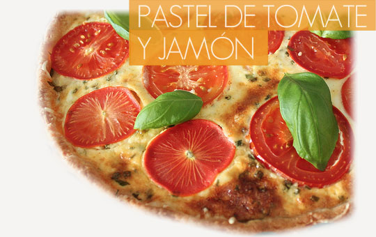 Receta de pastel de tomate y jamón con el sabor más gourmet