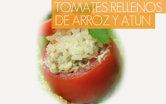 Receta de tomates rellenos de arroz y atún con el sabor más gourmet