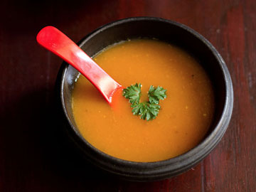 Receta de sopa de tomate y zanahoria