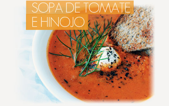 Receta fácil de sopa de tomate e hinojo con el sabor más gourmet